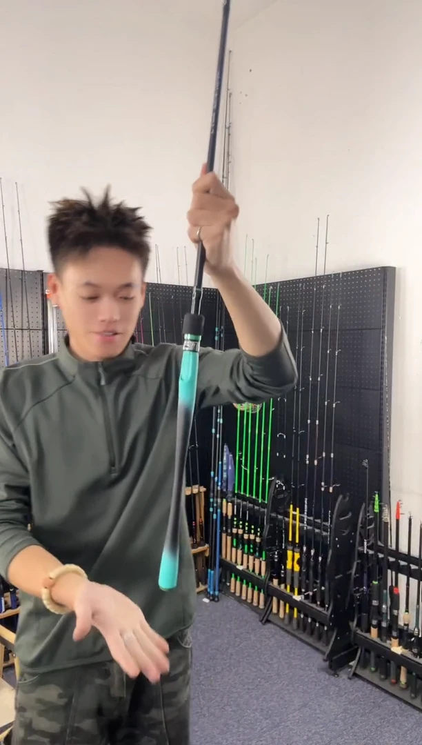 2.1m碳素XQ四节2.1米枪柄（瑕疵尾货竿，没有售后，介意勿拍）