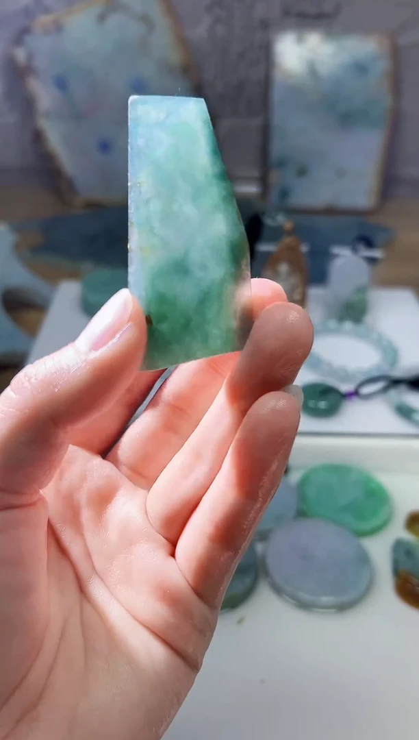 裸石翡翠天然翡翠A货余 南 792