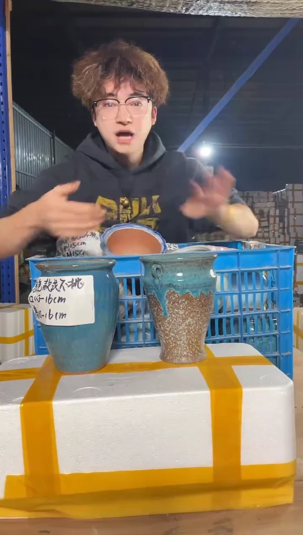 紫砂花盆宜兴紫砂粗陶花盆