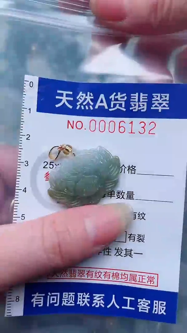 翡翠未镶嵌吊坠(不含链)1