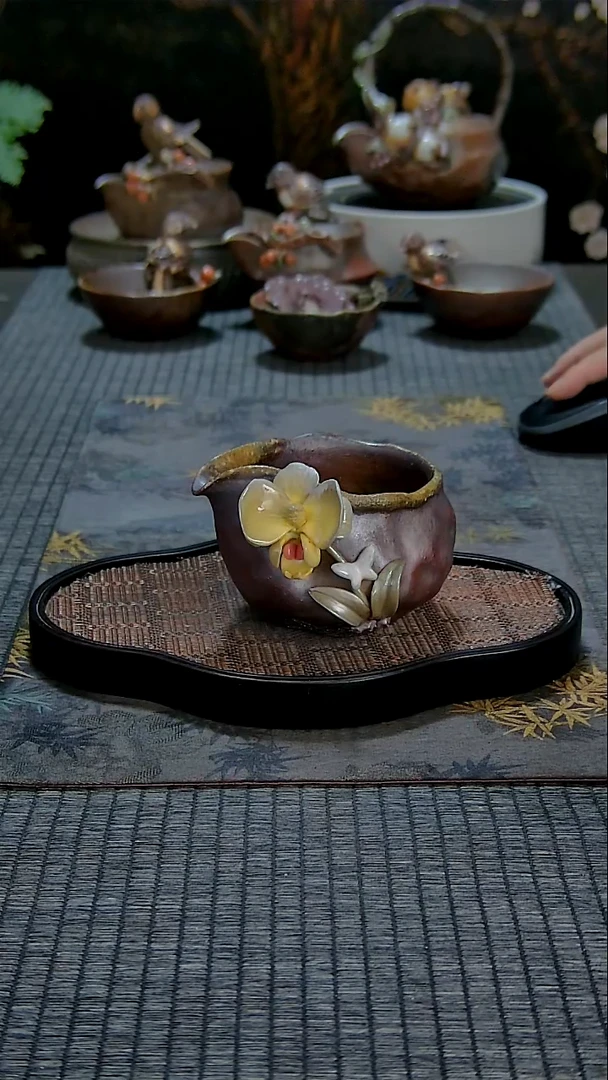 黄老师柴烧公道杯