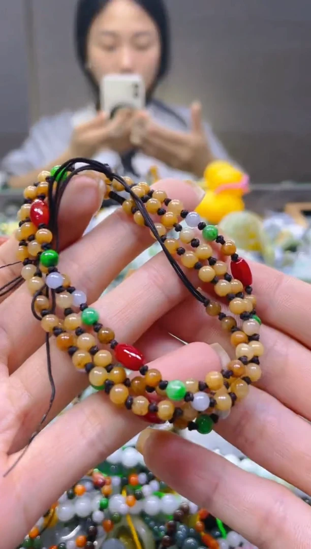 翡翠未镶嵌颈饰3MM/K/翡翠A货一图一物