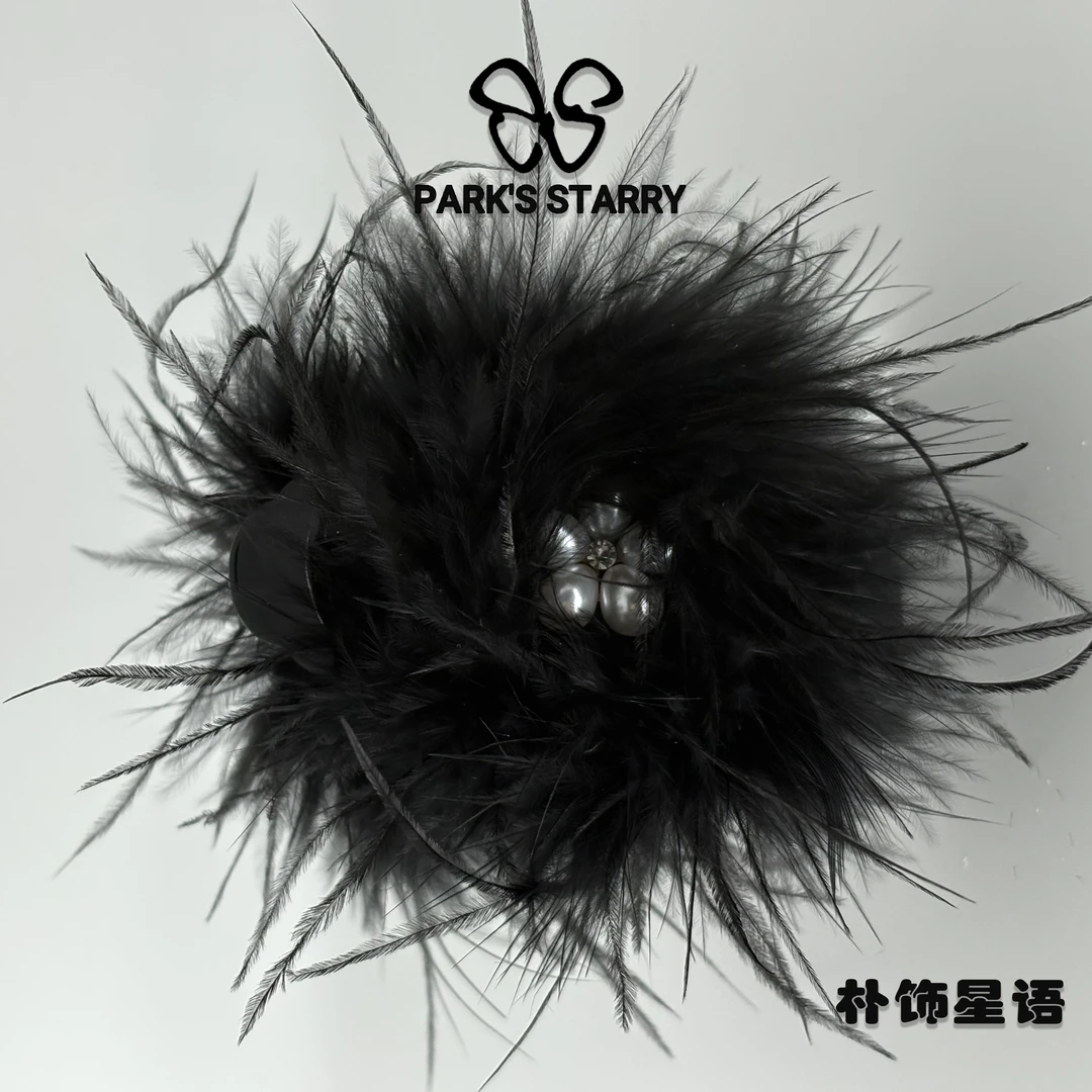 GREBUTY DD W001 原创设计复古毛毛钻闪百搭千金风时尚丸子抓 DD