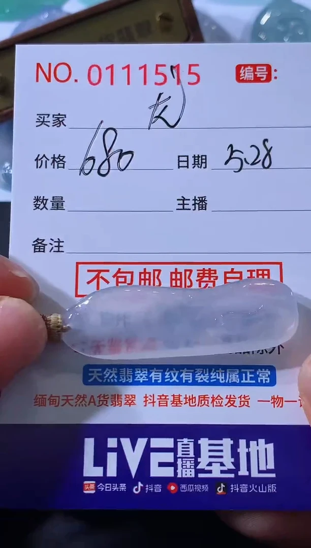 翡翠未镶嵌颈饰龙