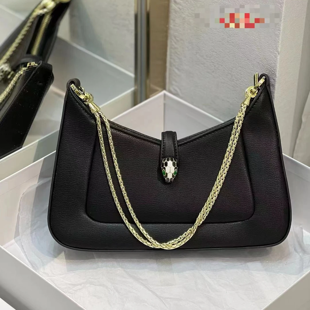 【英柏甄选】J-6228-黑色 然与纯小众设计感时尚单肩包百搭女包