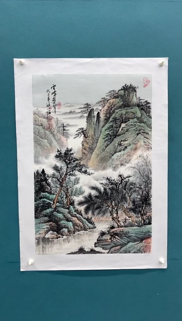 国画长城丹青水墨画院（王老师精品画作）