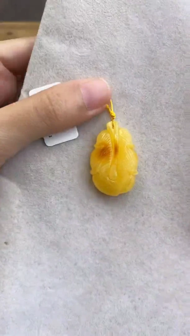 裸石琥珀未镶嵌10913173-吊坠