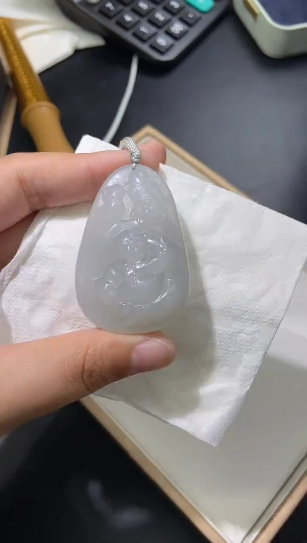 颈饰未镶嵌和田玉天然和田玉50