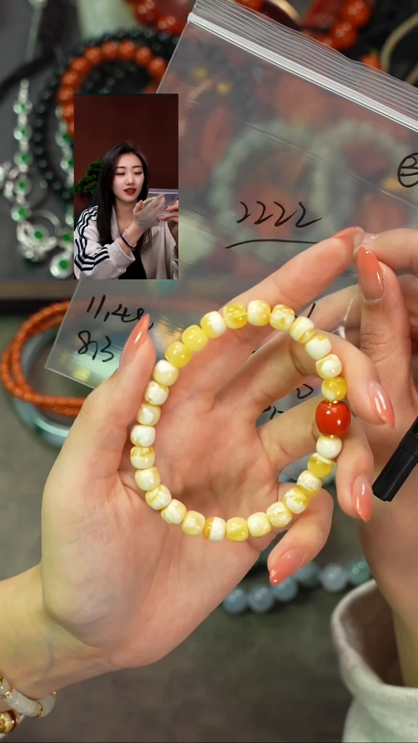 未镶嵌蜜蜡手串遇见匠心品质回血