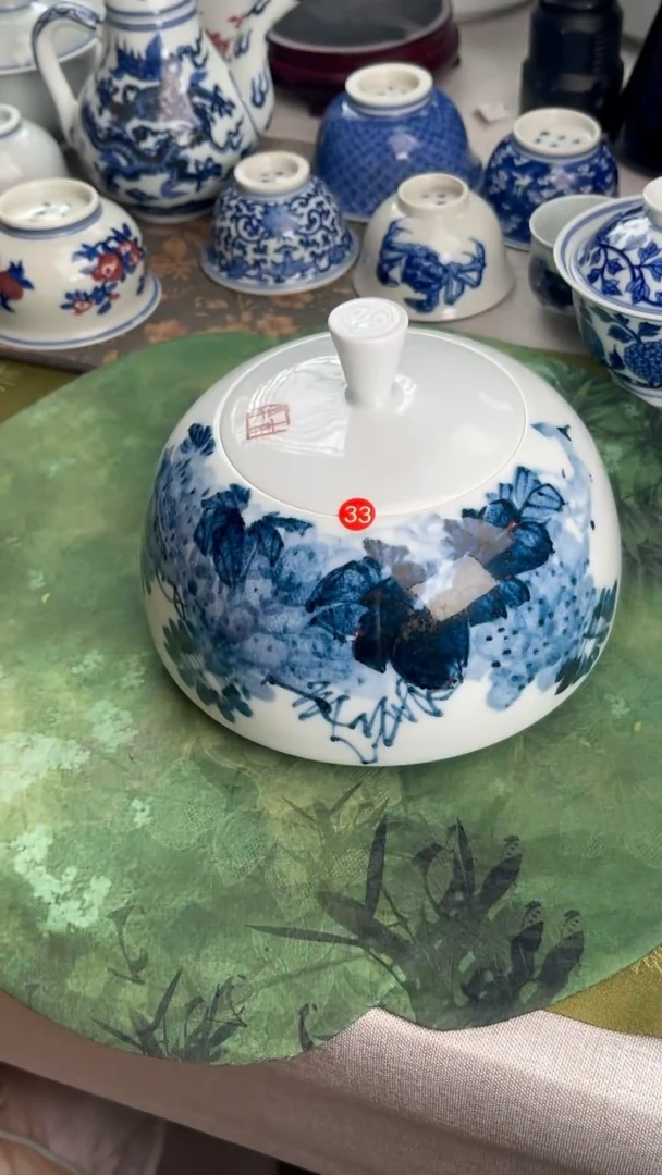 瓷片景德镇毛仔柴窑杯