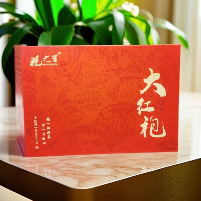 弘睿茶业 袍之首武夷山岩茶 一级礼盒大红袍8.35X6泡