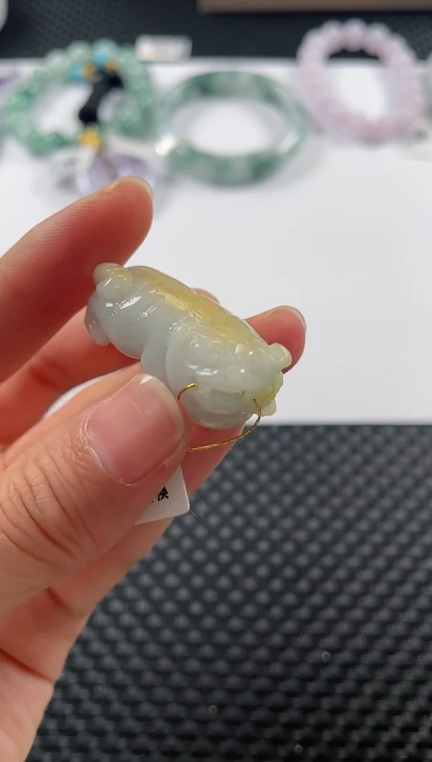 颈饰未镶嵌翡翠 1694 老虎