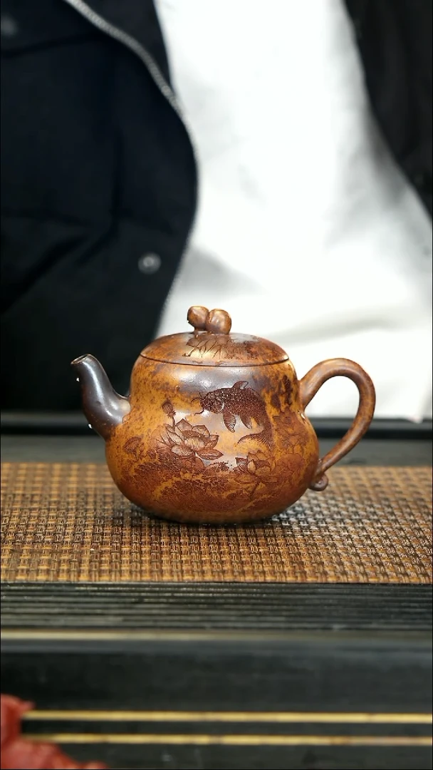 【闪购商品】紫砂茶壶15葫芦 柴烧