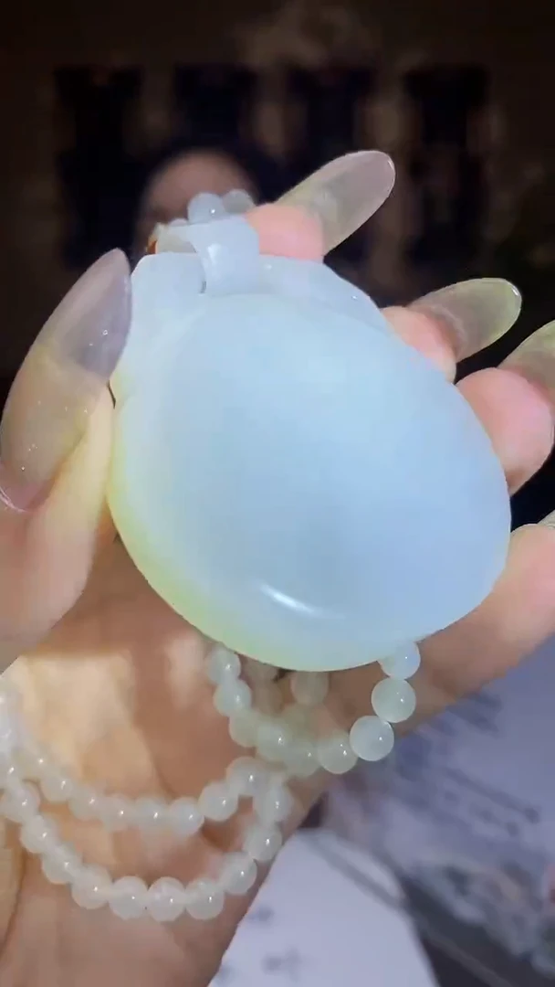 和田玉未镶嵌颈饰C243