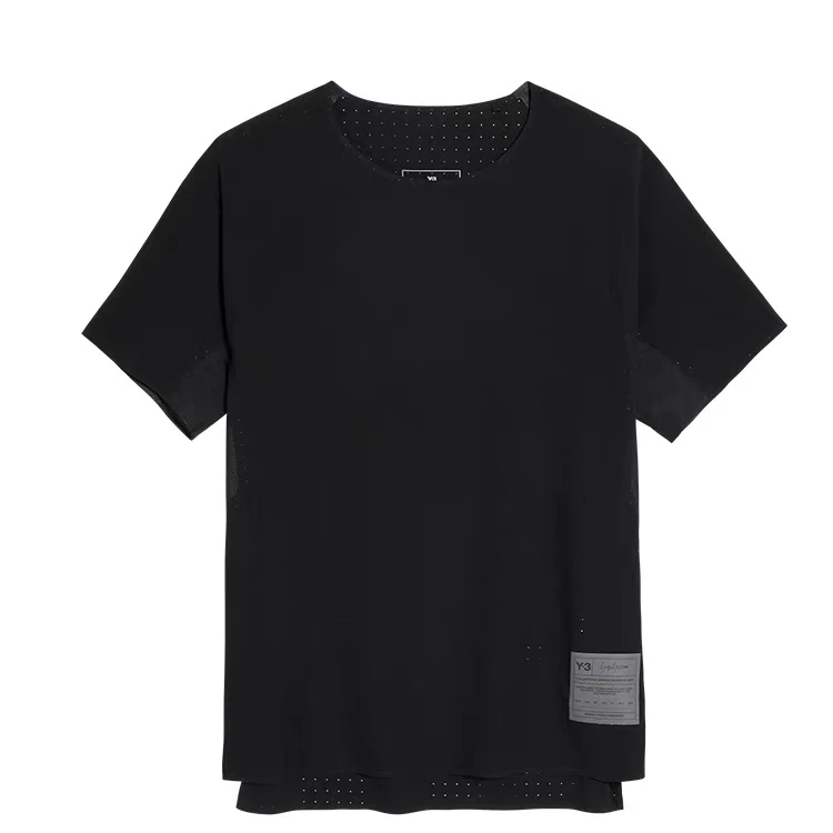 Y-3/Y-3（52-JN4884）黑色夏季轻薄透气T恤