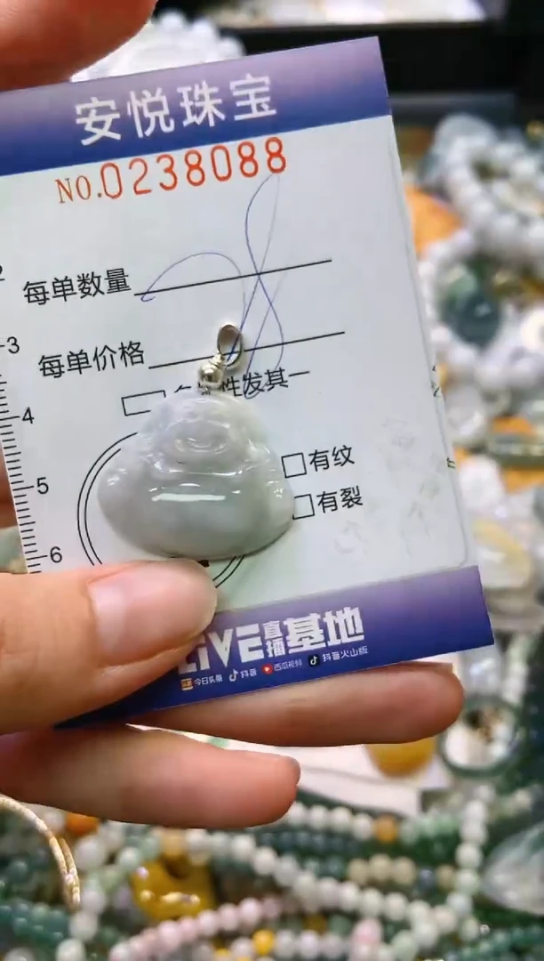 翡翠未镶嵌颈饰闪购0238088