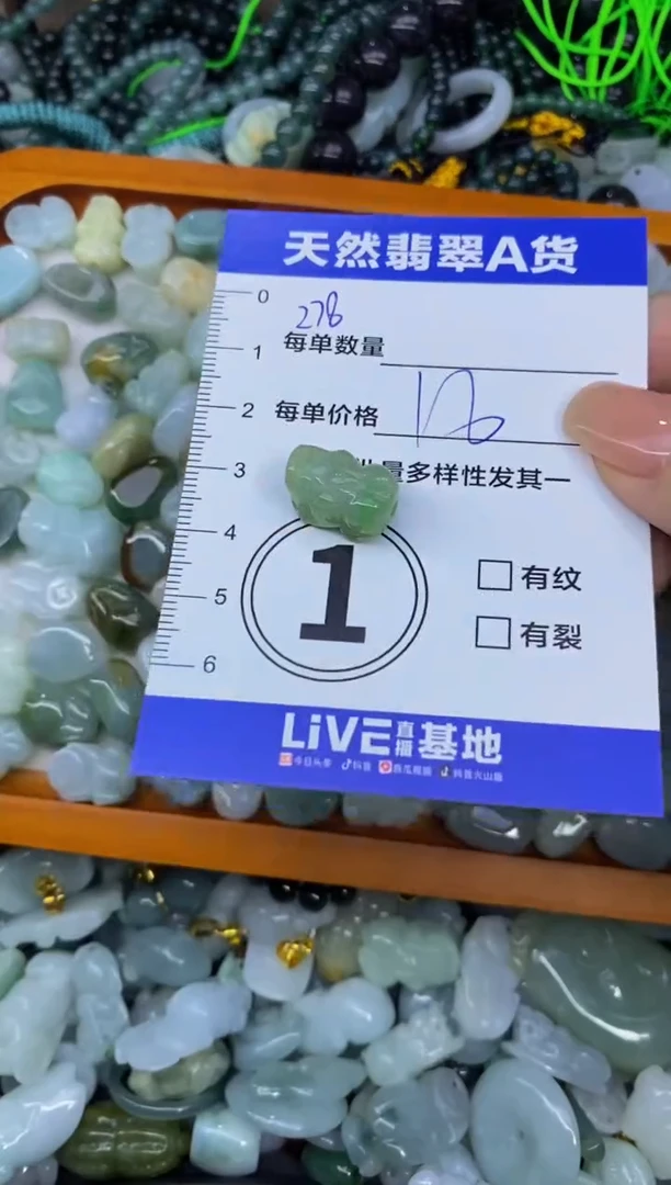 颈饰未镶嵌翡翠天然翡翠A货批量多样性发一件