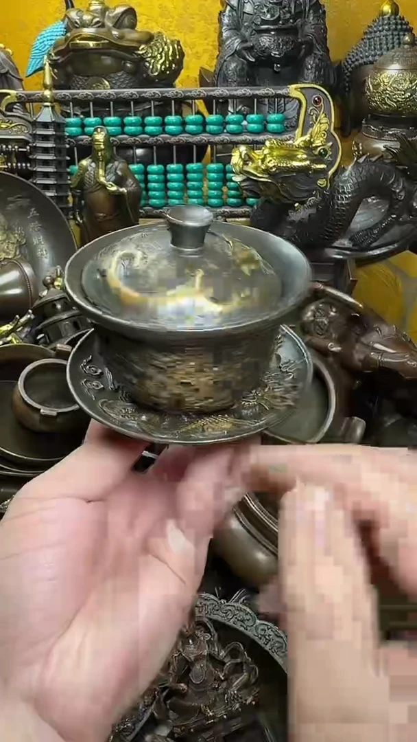 铜器摆件收收藏藏