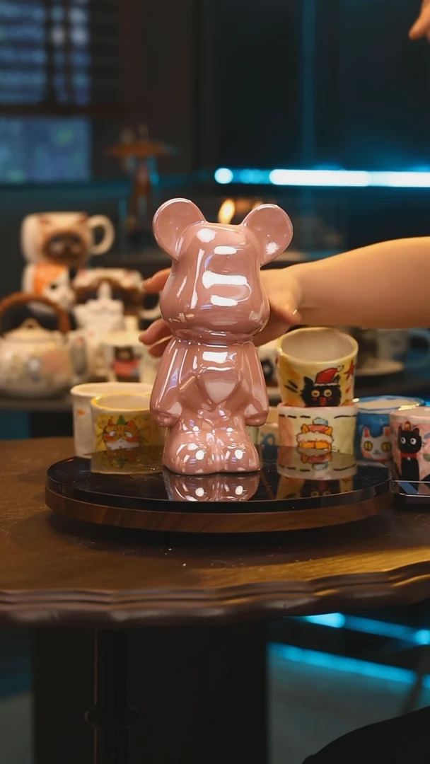 【闪购商品】摆件景德镇高温釉下彩手绘