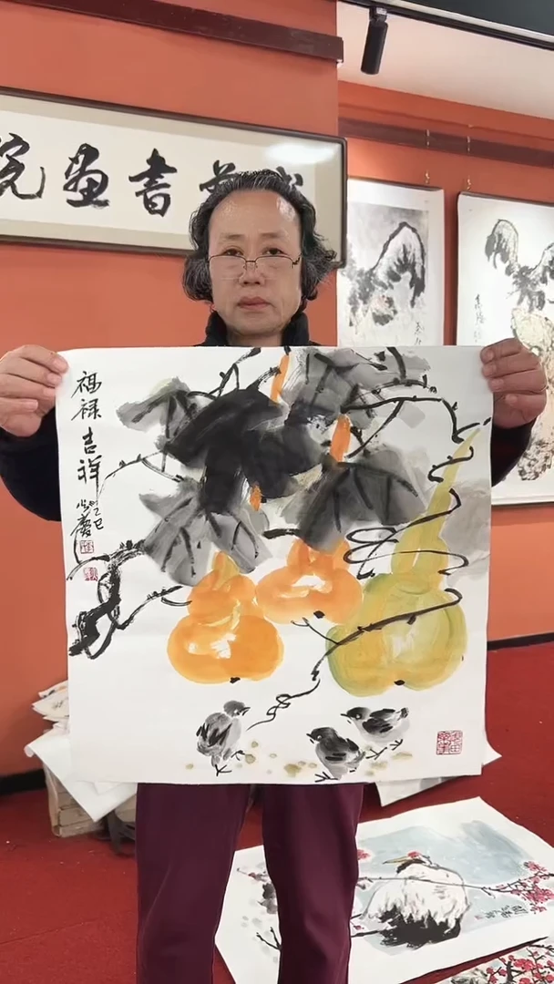 国画李火庆/国画/花鸟