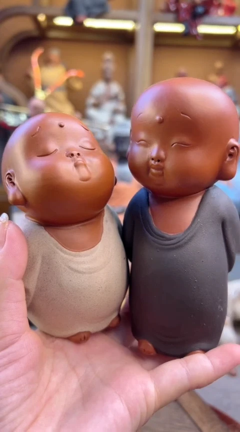紫砂茶宠器闵茶宠摆件