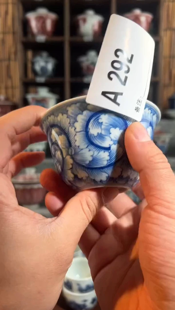 【闪购商品】a292天禄言瓷凤为日草盖碗