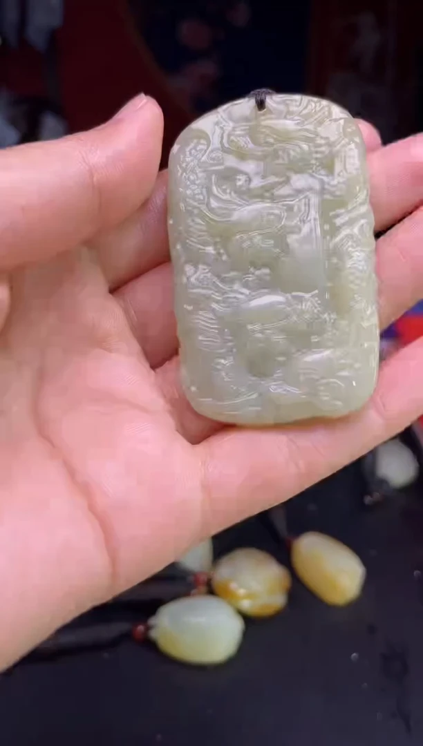 颈饰未镶嵌和田玉123