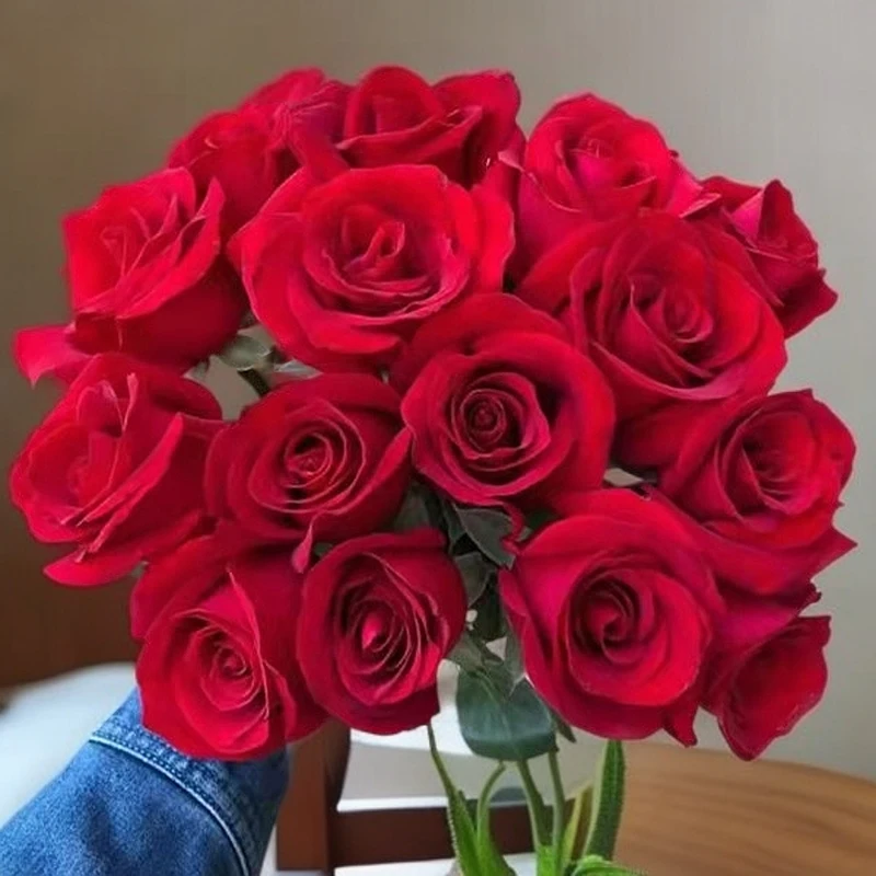 【1枝红玫瑰】全店满35元包邮《今天下单明天到》北京天津河北济南青岛菏泽太原大同呼和浩特生活鲜花次日达