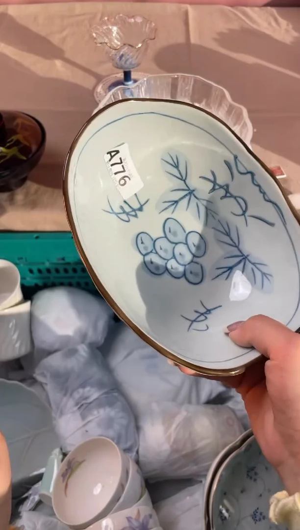 瓷片葱**光瓷器瓷器A776