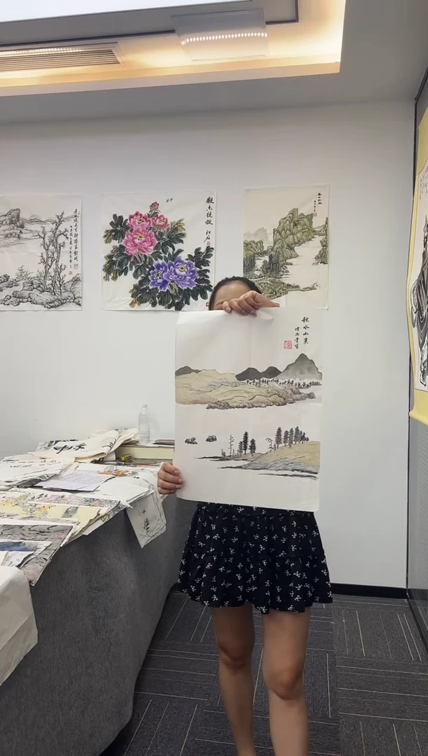 国画国画国画鉴赏手绘实稿-