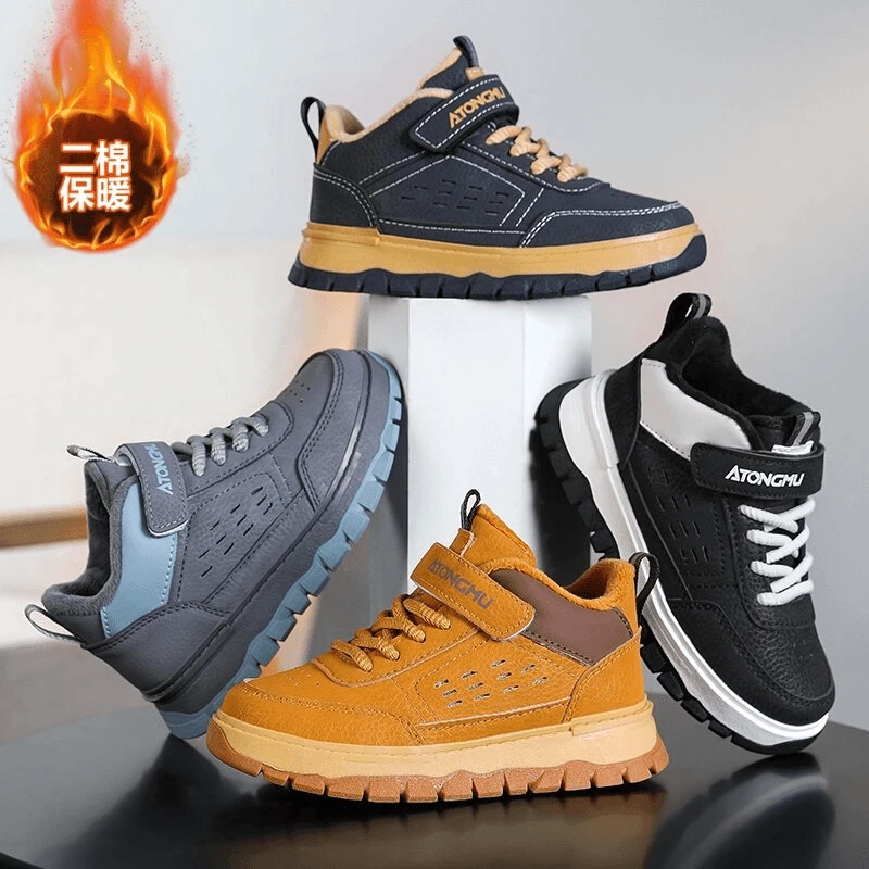 【材质升级】阿童木二棉加绒2025个性男女孩时尚马丁靴