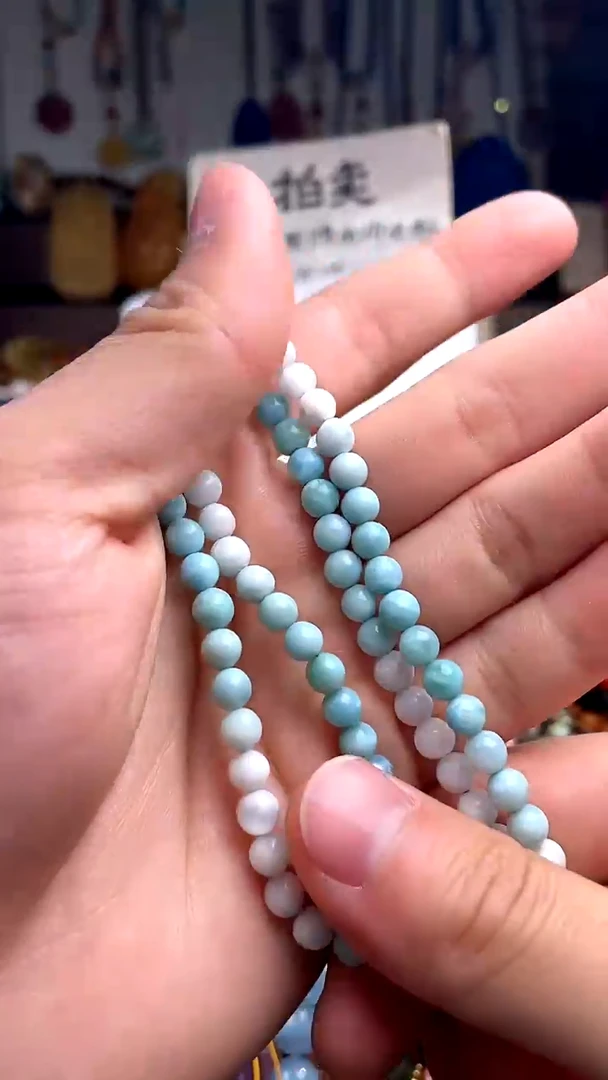 【闪购商品】针钠钙石（海纹石）手链未镶嵌(一物一件)148779