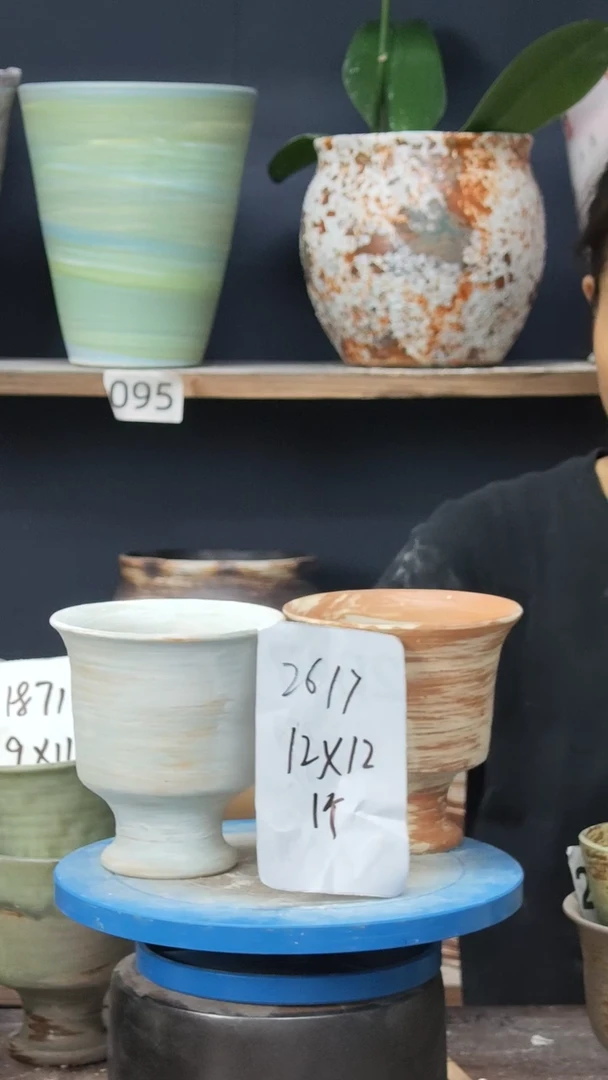 江西景德镇花盆微瑕 2617