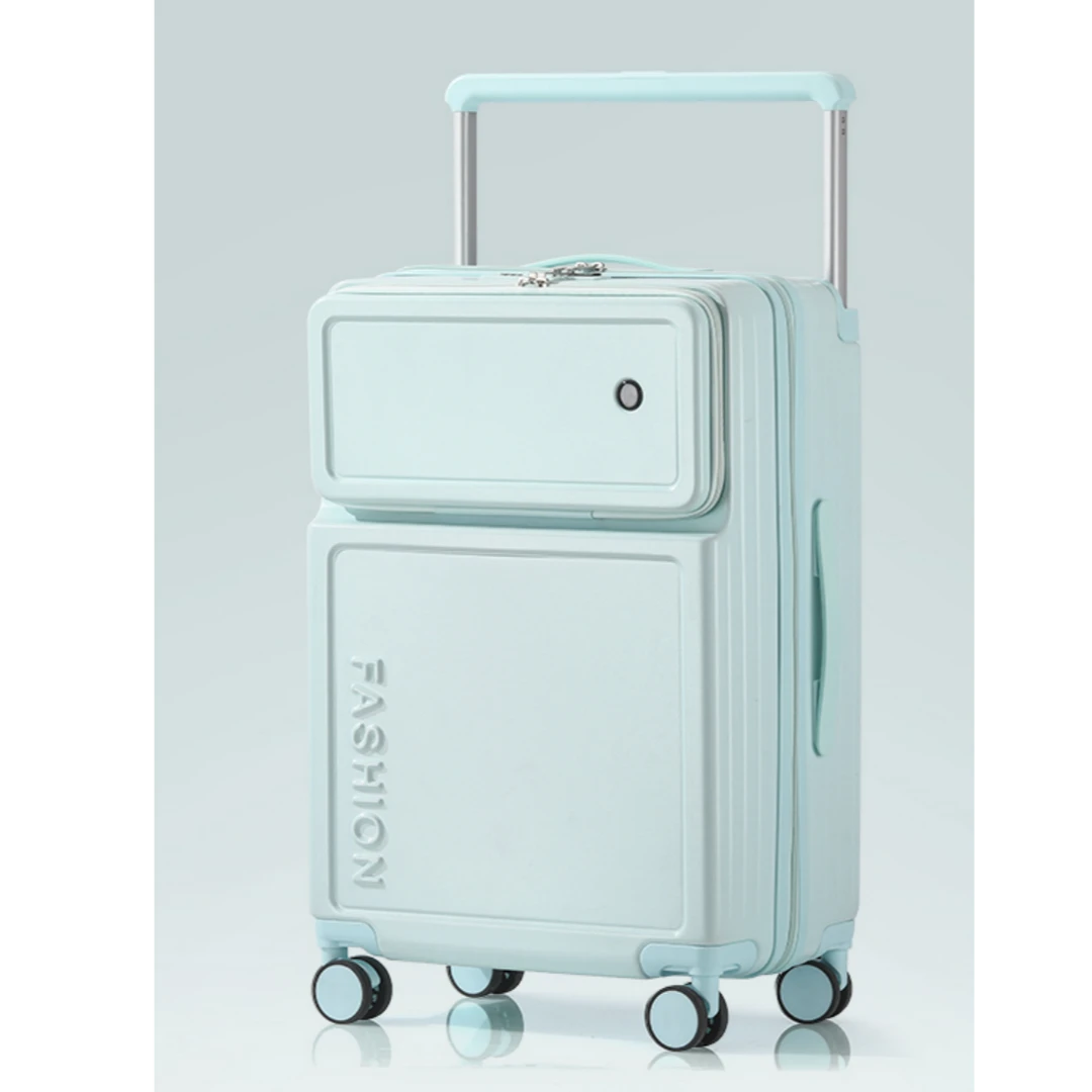 森旅 PC宽拉杆半开口 结实耐用万向轮行李箱商务拉杆箱实用旅行箱