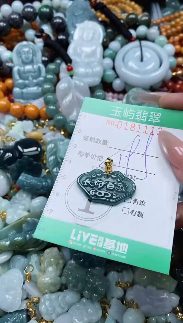 翡翠未镶嵌颈饰闪购0181113多样性发其一