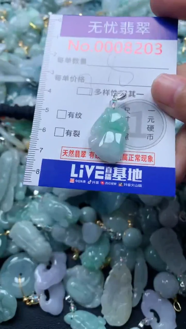 颈饰未镶嵌翡翠8203
