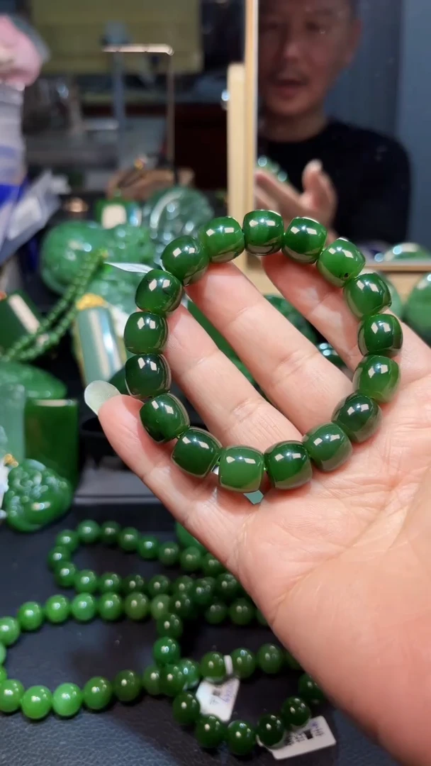 【闪购商品】和田玉（碧玉）手串未镶嵌1