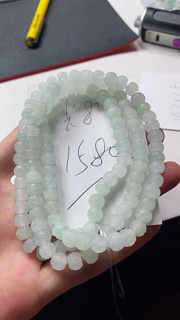 未镶嵌定制翡翠珠链