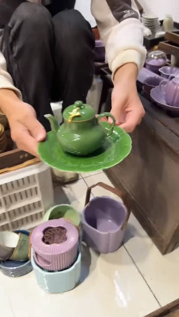 盘陶北溪堂正品茶具 假一罚十