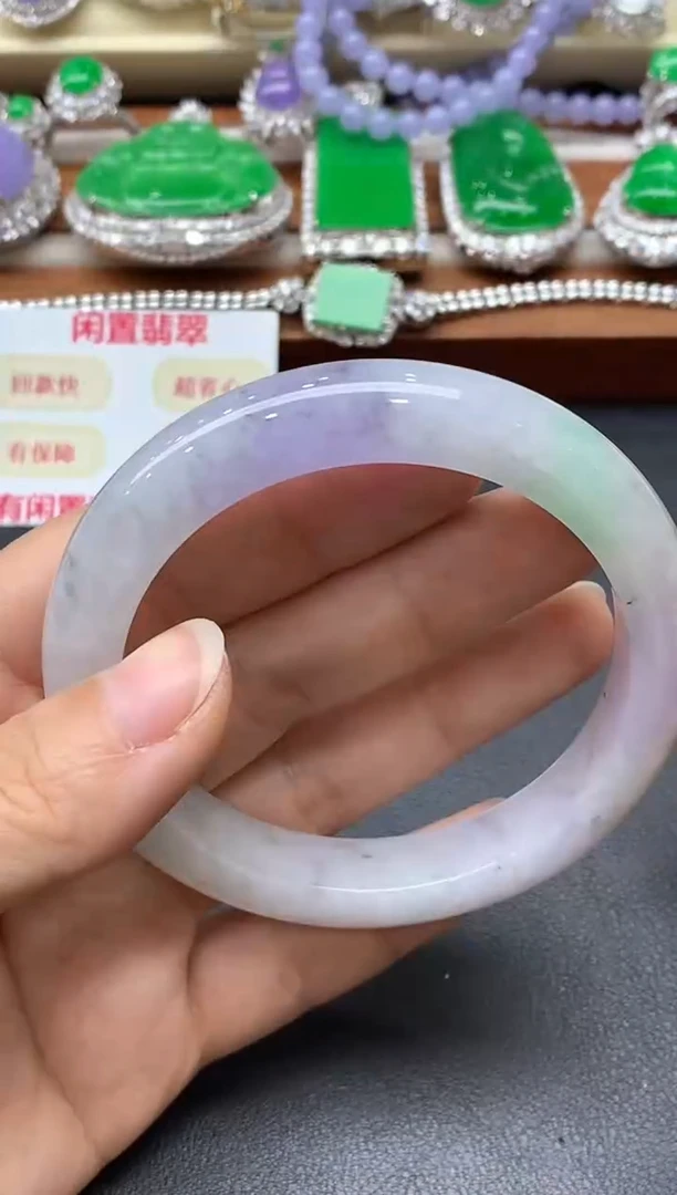 未镶嵌手镯翡翠445-中国好珍宝