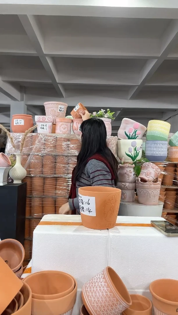 【闪购商品】红陶经典手握蝴蝶16-14