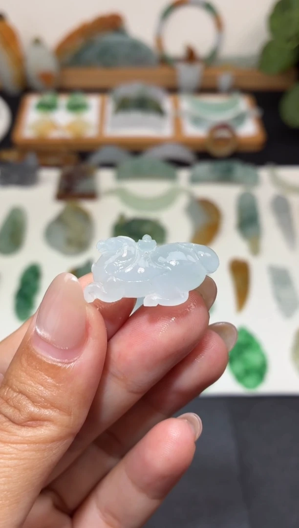 未镶嵌定制翡翠唐马