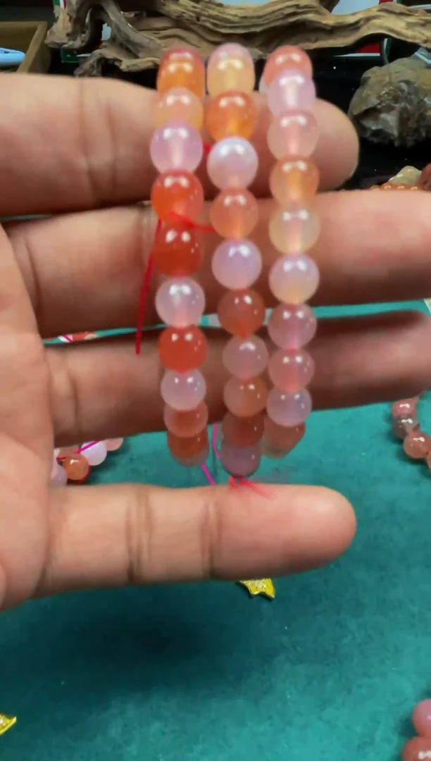 手串未镶嵌南红玛瑙天然无忧化原矿蒲缥多宝单圈