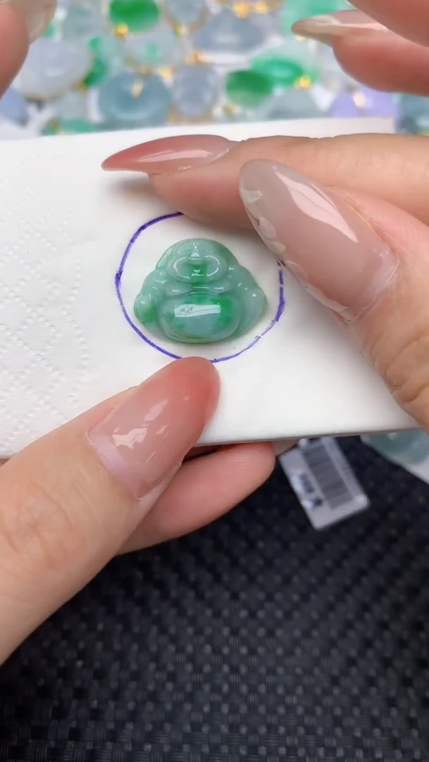 翡翠未镶嵌颈饰天然翡翠a货