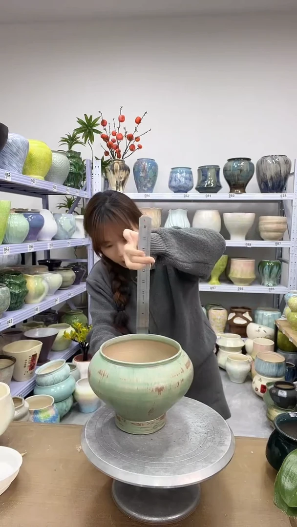 11.27陶瓷花盆直播链接高.17     口19