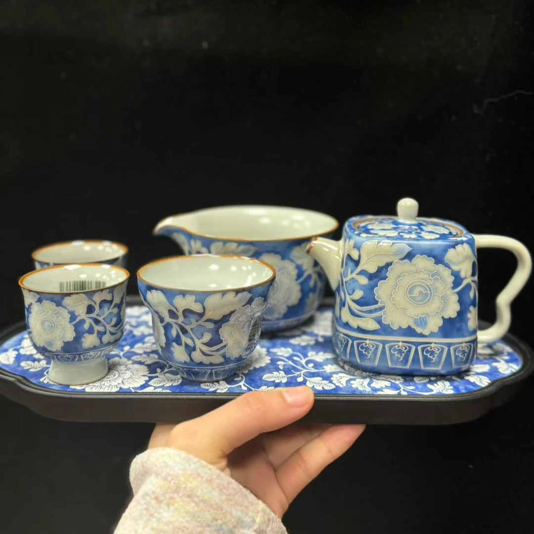 元青花四方壶套组ZH1404➕A12926