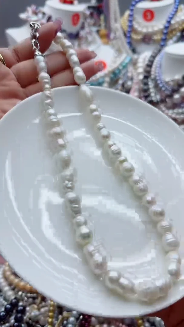 淡水珍珠未镶嵌颈饰1