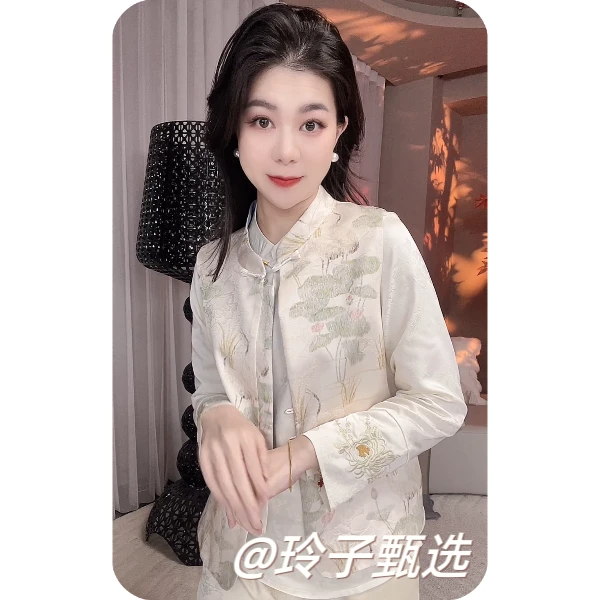 (青枝马夹)原版 新中式女装国风双面穿马夹气质上衣