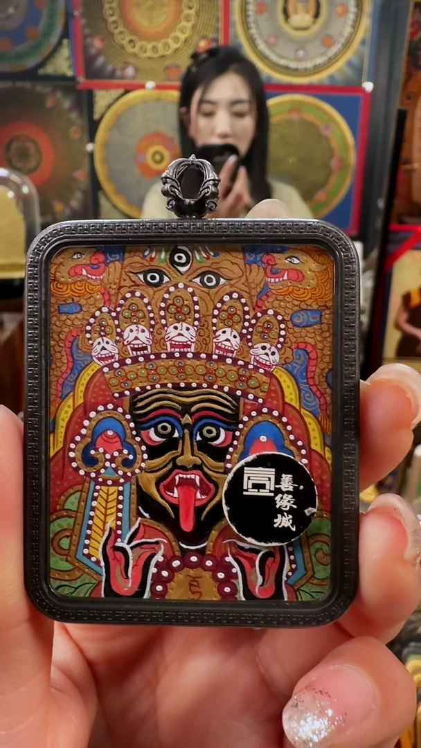 【闪购商品】吊坠壹善缘城手绘唐卡新春大促扎基