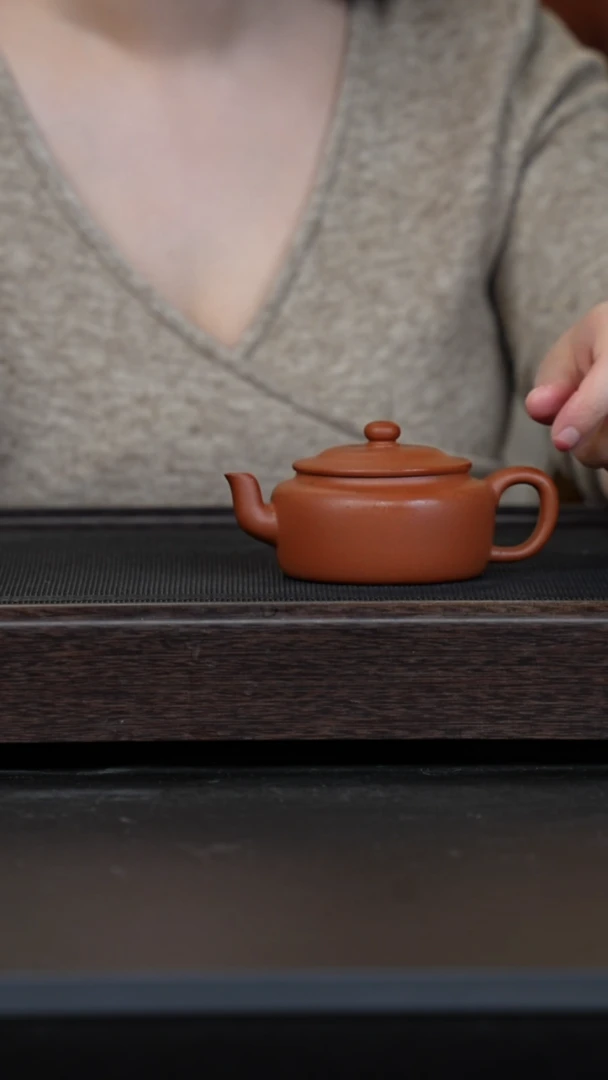 【闪购商品】紫砂茶壶明清老朱泥旭帽